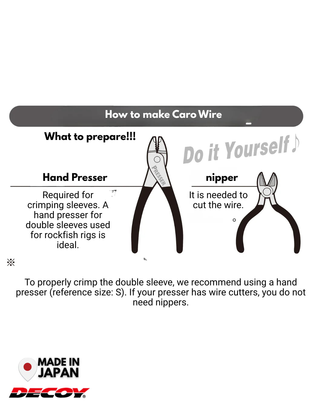 Decoy DIY-1 Caro Wire Kit