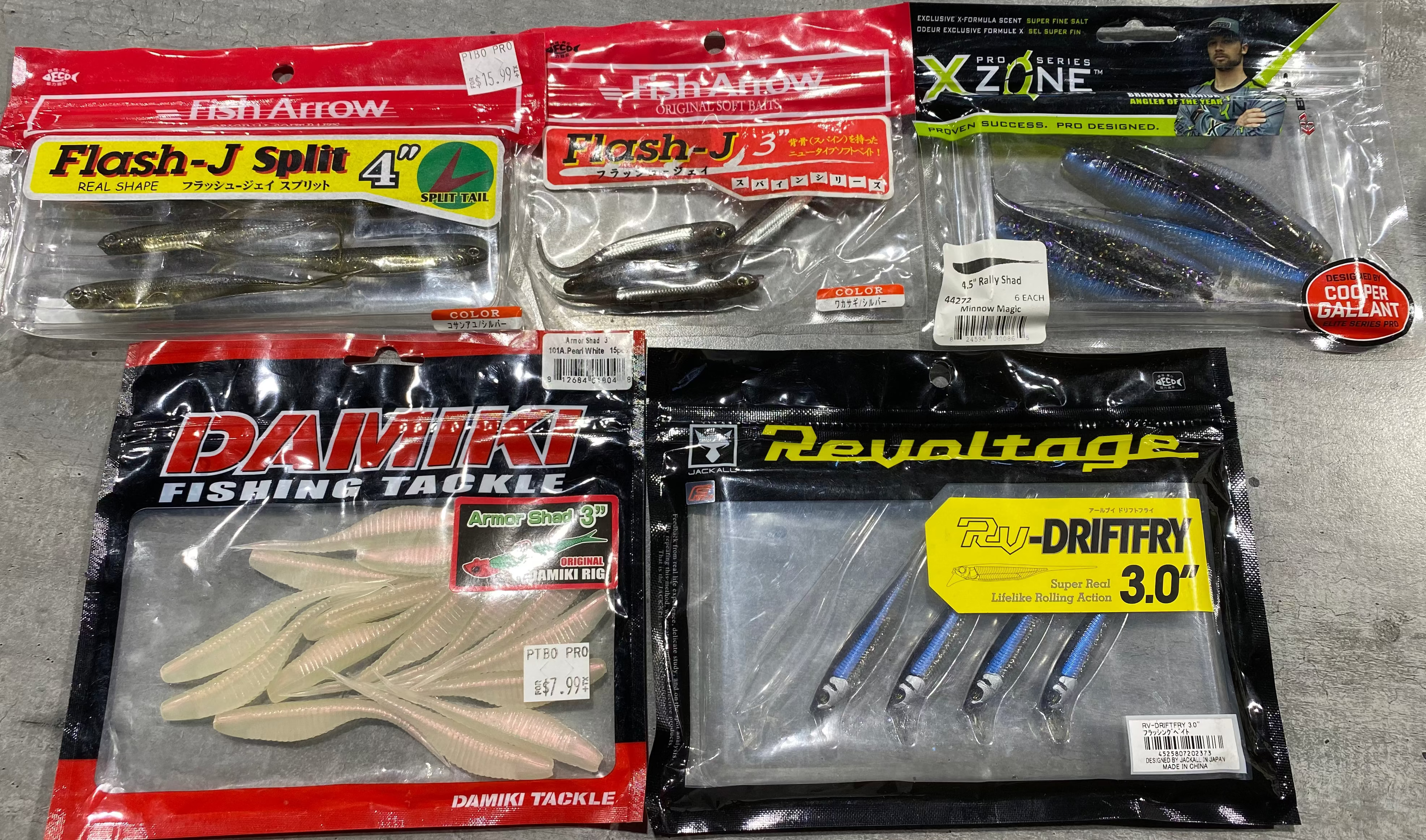 Prez Tackle Box - Pin Tail and Fork Tail Minnow Lure