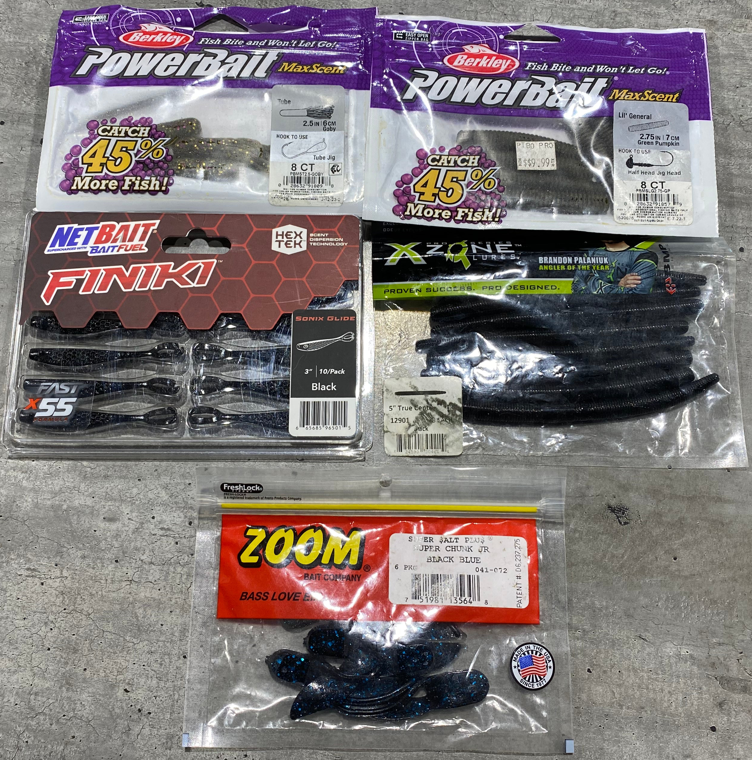 Prez Tackle Box - Soft Plastic Assortment Pack 3