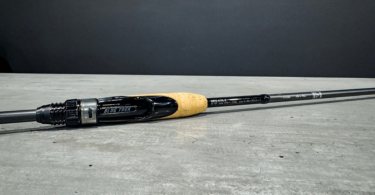 Prez Tackle Box - DStyle Blue Trek Spinning Rod (Used)