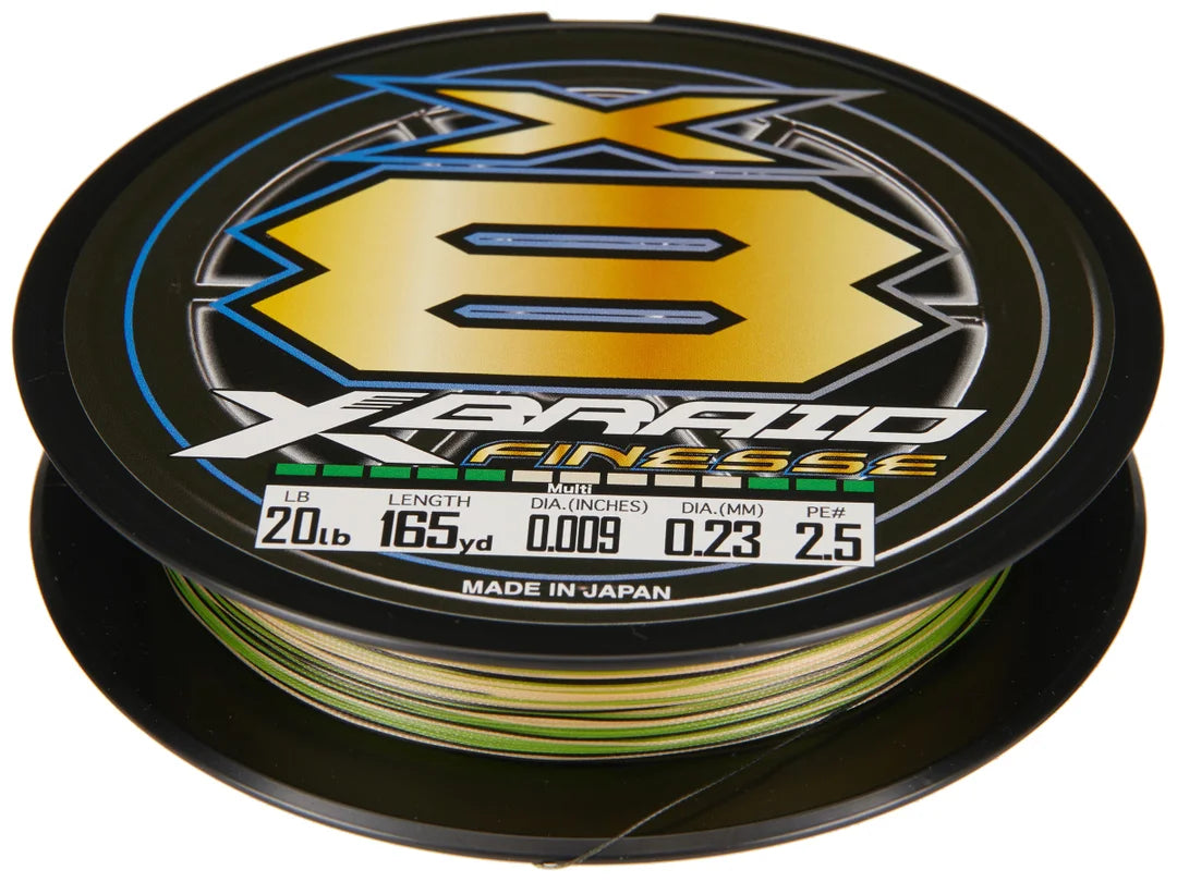 Ligne tressée XBraid X8 Finesse Braid