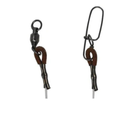 Huskie Muskie Fluorocarbon Muskie Solid Ring Trolling Leader