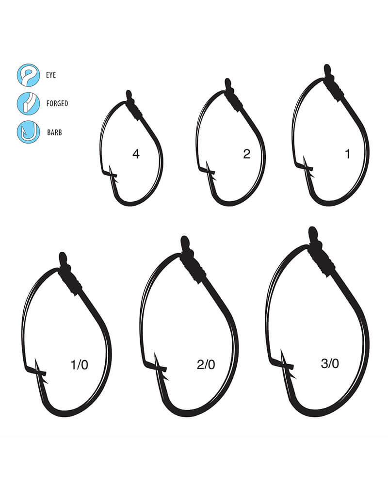 Gamakatsu Weedless Split Shot / Drop Shot Hook