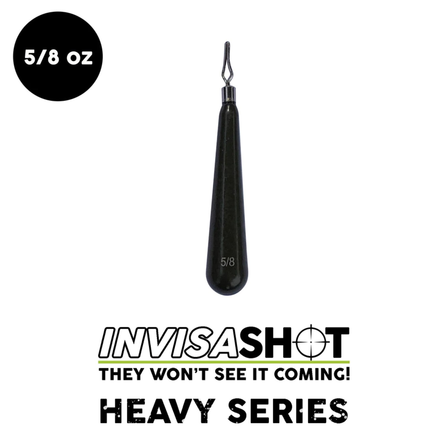 哇!钨重型系列 InvisaShot 钨钢铅锤