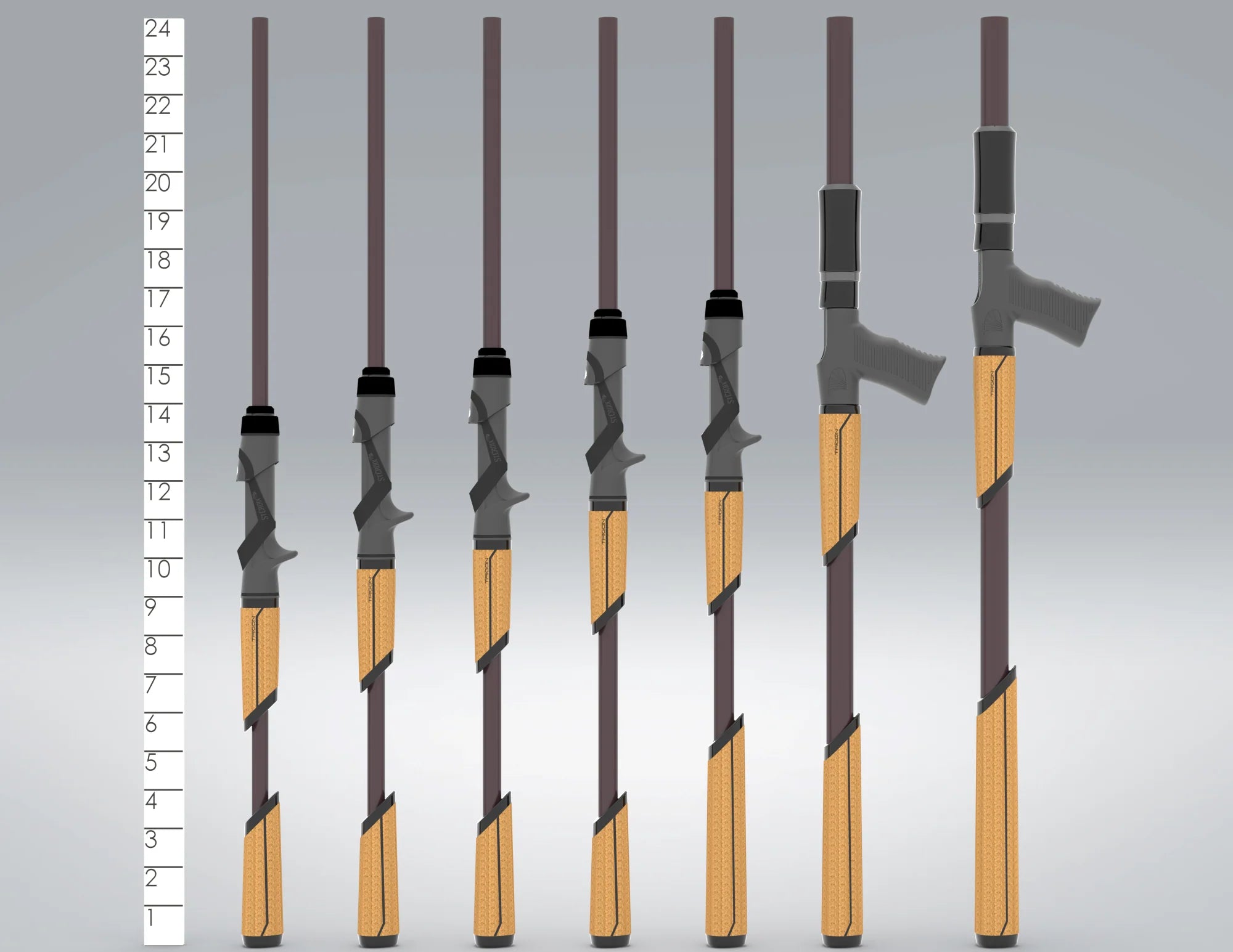 St. Croix Mojo Bass Trigon Casting Rod