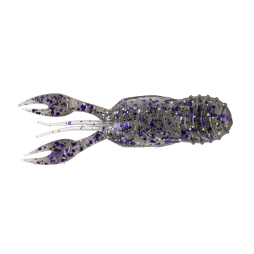 Great Lakes Finesse Juvy Craw Fishing Bait - Motor Oil Color 2.5" Crawfish Imitation