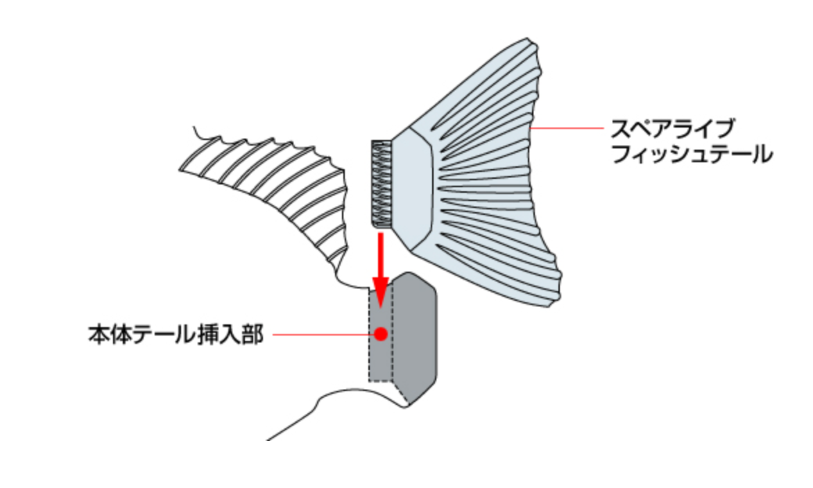 Evergreen Brim Slide Spare Tail