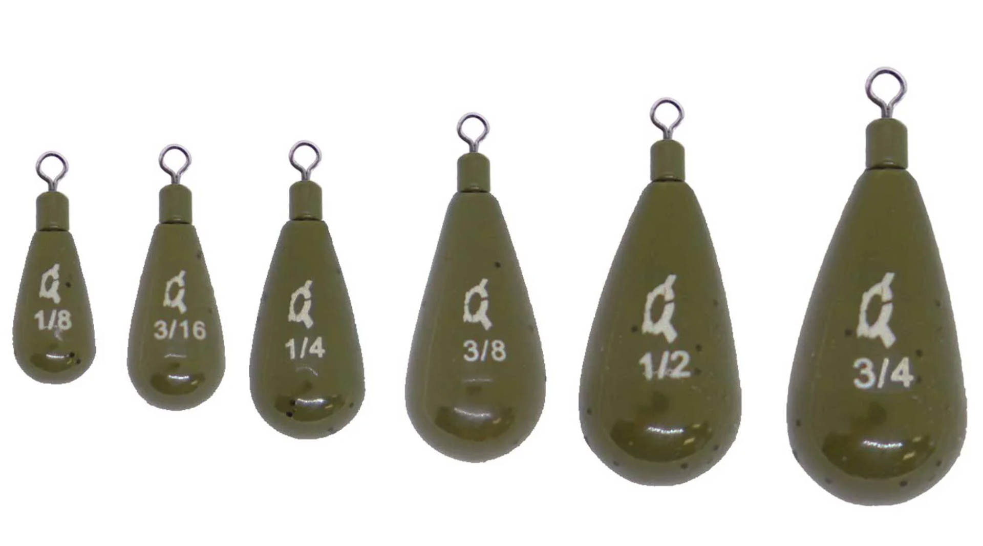 X Zone Tungsten Tear Drop Shot Weight