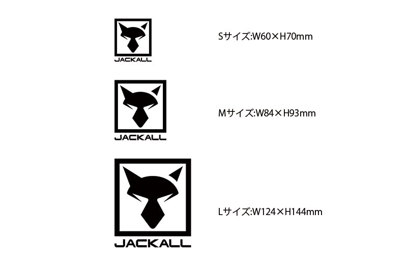 Jackall JK Cutting Sticker Square
