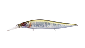 Megabass Vision 110+1 Jerkbait – One Ten Plus 1, Coloris Ito Clear Laker (bleu), Neuf