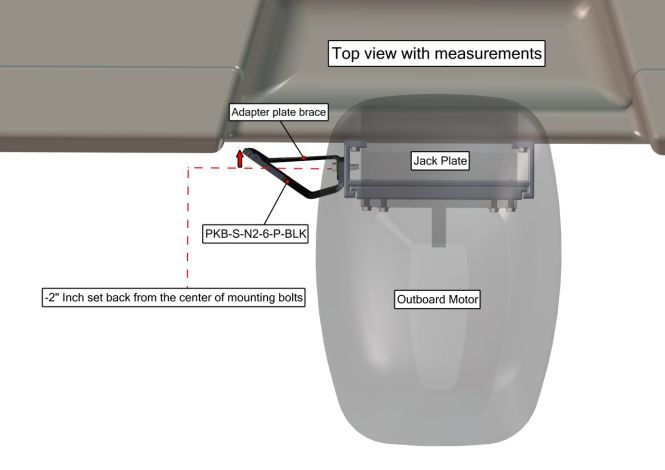 Power-Pole Braced Kit S-N2-6 Port