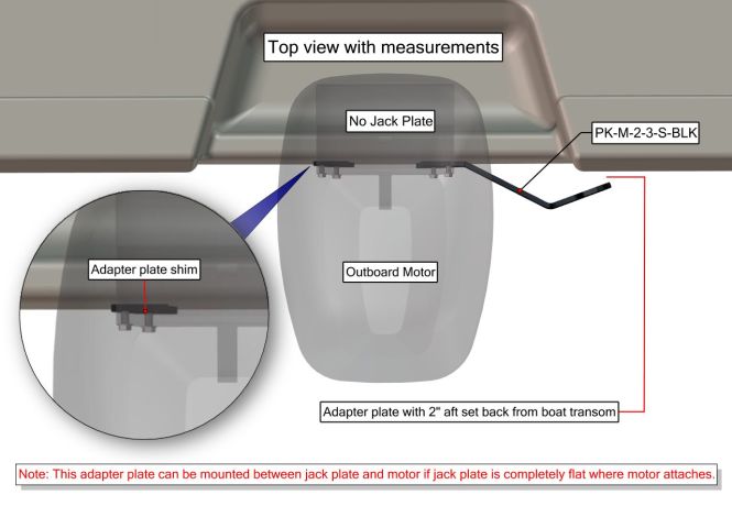 Power-Pole Plate Kit M-2-3 Starboard