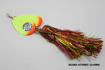 Musky Mayhem Double Cowgirl DC004 – Black Red/Red – Spinner Gigante 9 Pollici Per Muskellunge