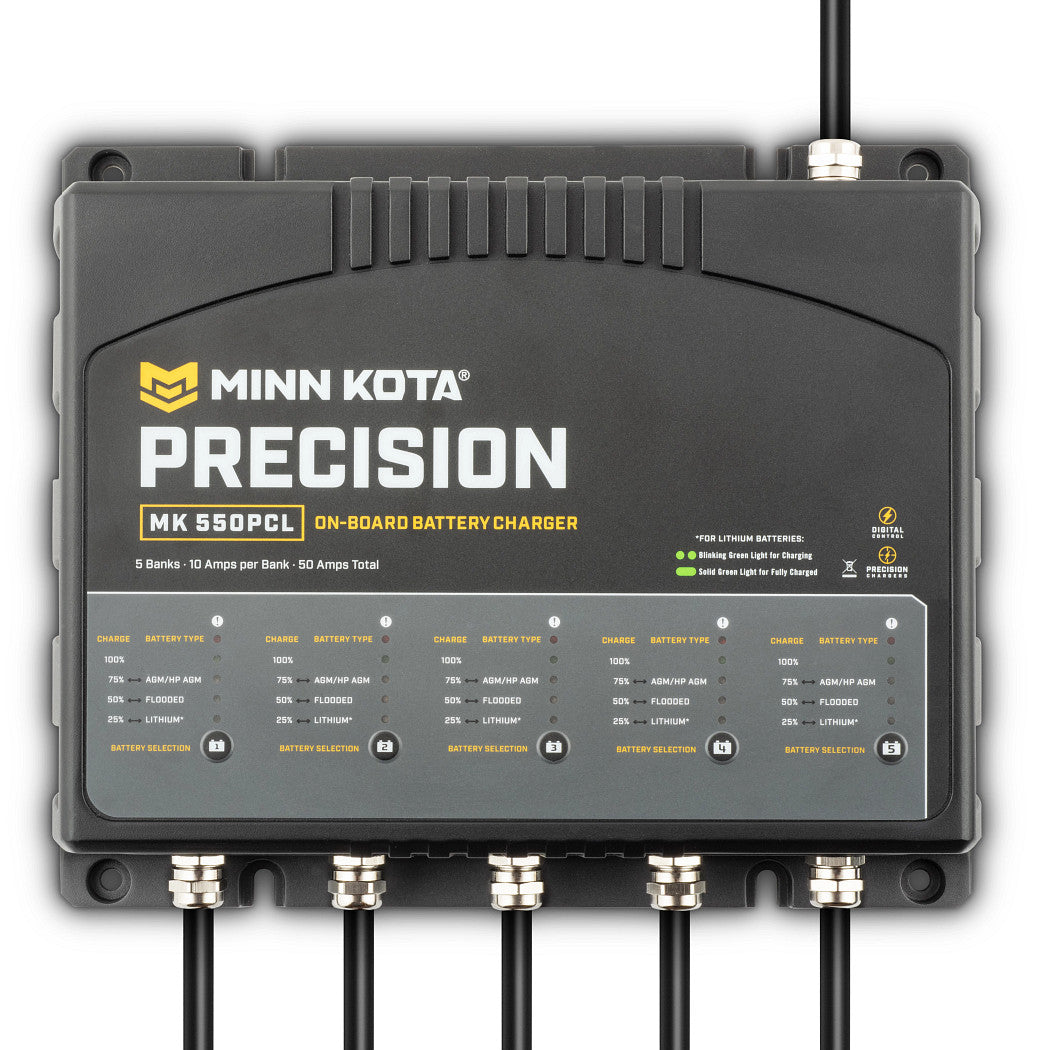 Chargeur de précision embarqué Minn Kota MK 550PCL