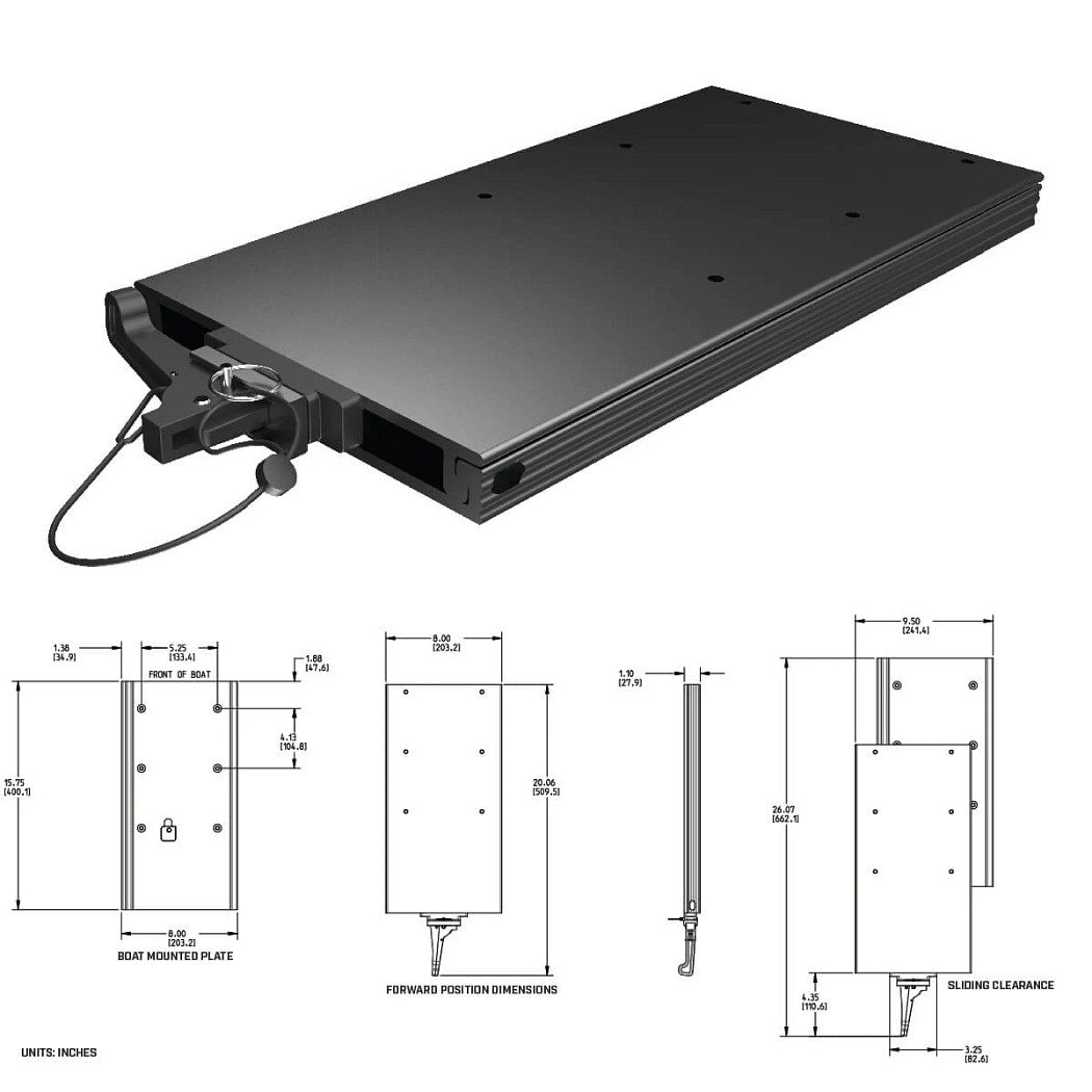 Minn Kota Quick Release Bracket / MKA-51