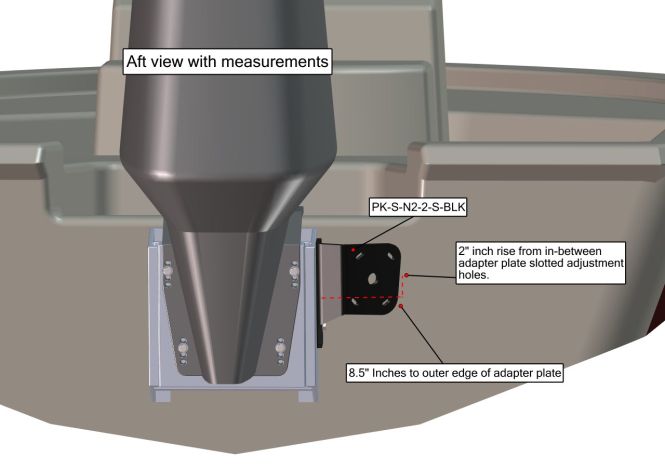 Power-Pole Plate Kit S-N2-2 Starboard