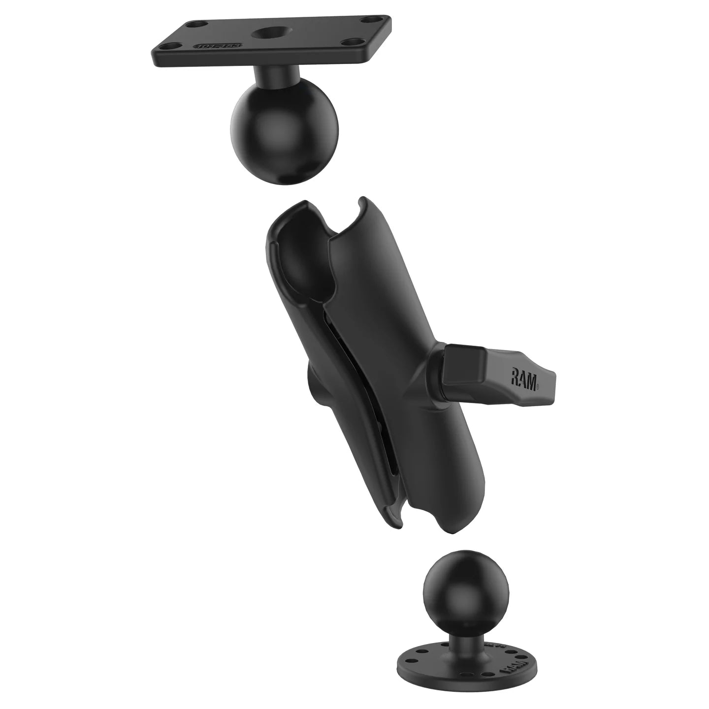 RAM Drill-Down Double Ball Mount for Humminbird Helix 5