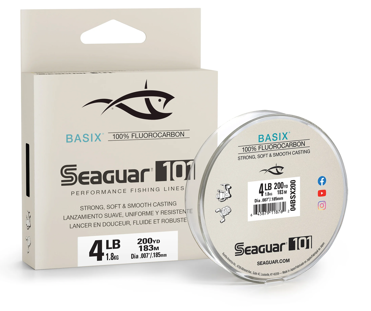 Ligne Seaguar Basix 100% fluorocarbone 