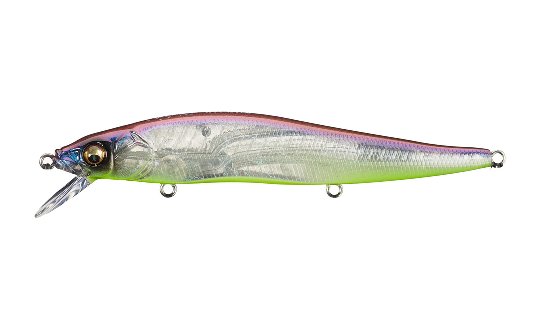 Megabass サイレントライザー 水中動画】【VISION 110 SILENT RISER】力尽きて浮上するワンテンが